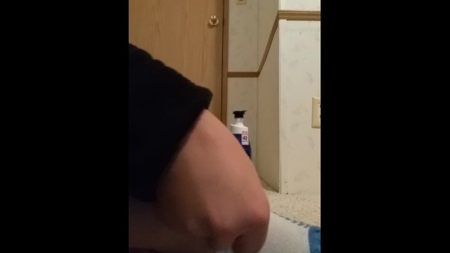 BBW rubs lotion all over feet 12