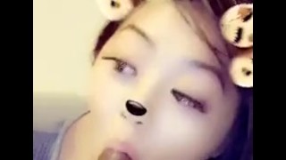 Bbc SC Trippyinkid Sucks Dick With A Hot Asian Babe On Snapchat