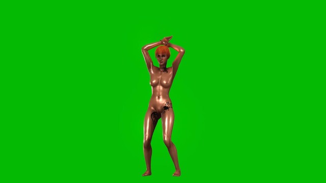 Anime Porn Nude Pole Dancing - Naked Girl Hot Pole Dance Green Screen Animation Cartoon 02 - Pornhub.com