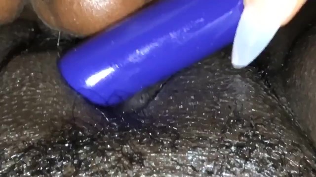 Black lesbians eating pussy with vibrator