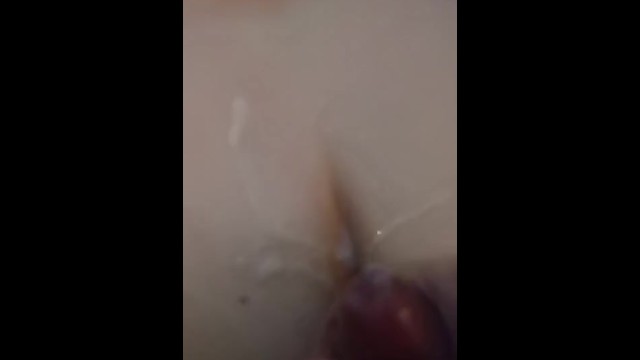 Hot wife jiggles her ass after its been creamed on! 1