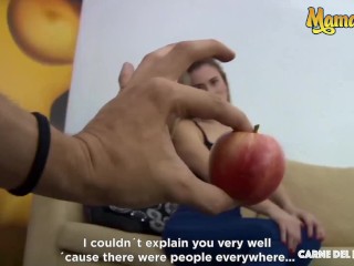 MamacitaZ - Super Hot Colombian Fruit Seller Rides Cock Like_a Pornstar