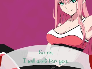 Hentai JOI - Zero two 002 Wants to_try out_something and it's lewd