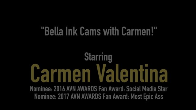 Cunt Craving Carmen Valentina Pussy Fucks Hottie Bella Ink! - Bella Ink, Carmen Valentina