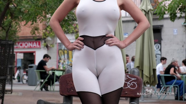 public in Camel toes