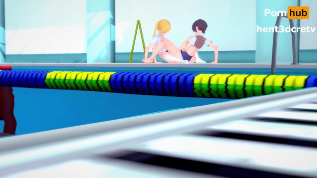 sounandesuka Homare and Asuka become passionate in the pool