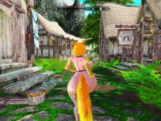 Skyrim Erotic Gameplay THICC Foxy Anuka_1