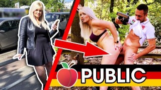 PUBLIC PARK-FUCK Tatjana Young Banged by Stranger in the woods dates66