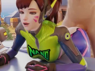 Dva Nano Doggystyle Overwatch Animation3D with_Sound