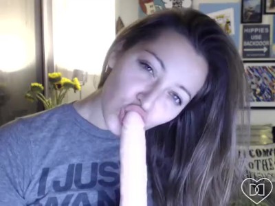 DaniDaniels (dot) com - talagang Hot Dirty Talk POV kasama si Dildo BJ