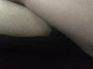 playing with my big tits