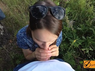 Public_Blowjob Near the busy Highway