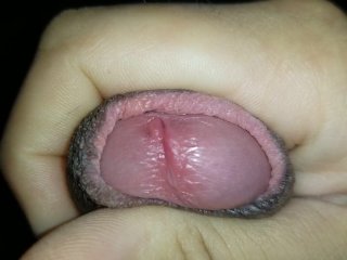 Precum While Playing With My Dick