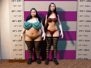 Big Belly Teen Grows Huge! Weight gain belly_and breastexpansion
