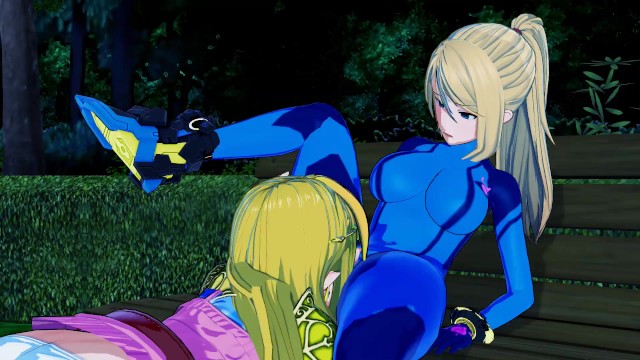 Zelda and Samus Eat Each Other Out