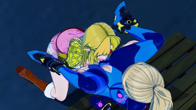 Zelda and Samus Eat Each Other Out