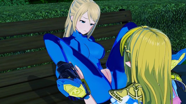 Zelda and Samus Eat Each Other Out