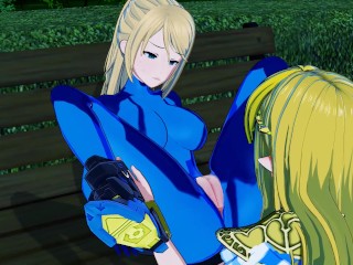Zelda and Samus Eat Each Other_Out