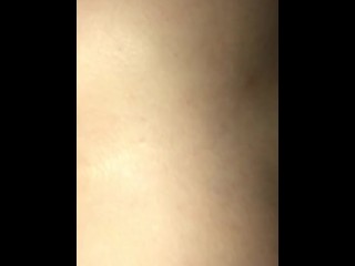 Fucking slutty step sis andcumming on asshole