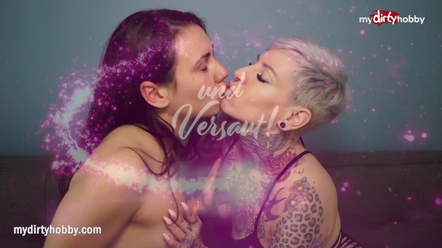 MyDirtyHobby - Wet hot lesbians caught scissoring and fingering