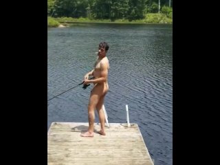 This Is Just Naked Fishing Is Paradise. Part 1 Love His Sexy Tight Ass…