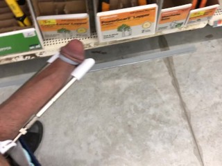 Penis Extender On in Walmart come learn to get bigger dick join onlyfans @ voyeur365movies 