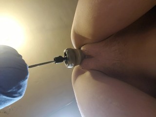 Machine dildo fucking my tighthorny pussy! Loved it