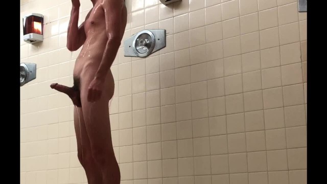 Boy Shower - Public Shower with White Boy - Pornhub.com