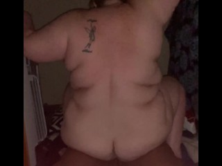 Bbw with wet juicy pussy rides bbc until he’s_horny and hard!
