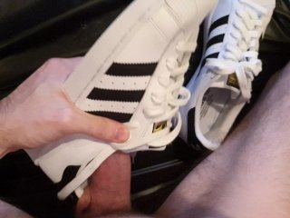 4K - Masturbate With Adidas Superstars Until I Cum Inside