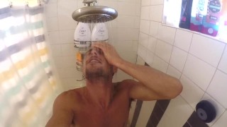Wet Tyler Nixon Takes A Bath