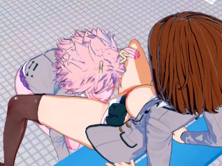 My Hero Academia - Ochaco X_Mina 3D Yuri_Hentai