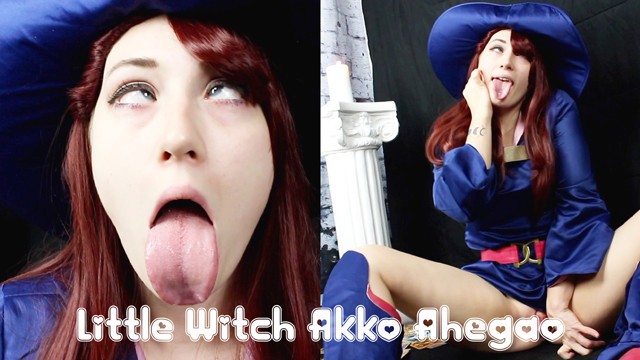 Little Cosplay Porn - Little Witch Akko Ahegao TEASER OmankoVivi Cosplay Tongue Fetish Anime -  Pornhub.com
