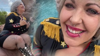 Blowjob And Facial For General Anarchy Poolside