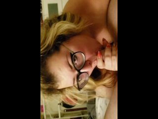 She Loves His Cock! Romantic Blowjob With Deepthroat Pov