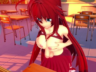 Rias Gremory High_School DxD_3d Hentai