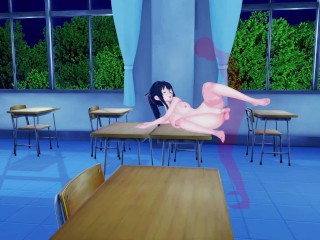 Akeno Himejima High School DxD 3d hentai