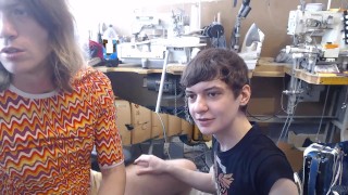 Blonde Man Is Dick Sucked By FTM Trans Bf Fucks And Breeds Pnp