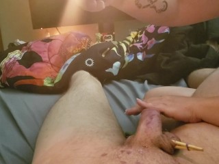 Candle wax and ball torture for my sissy