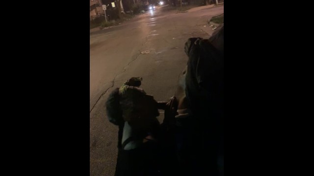 640px x 360px - Public Outside! Sucking Mookie Dick on 38th, everybody outside Watching! -  Pornhub.com