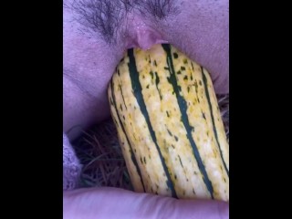GOURD just too HUGE_to fit in my pussy . (HD 11pro)