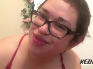 Bbw Eating Burger With Cum Facial - Full Video