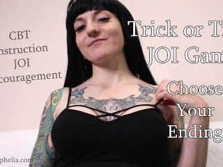 Trick Or Treat Joi Game - Choose Your Ending - Femdom Orgasm Control
