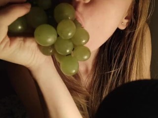 Foodfetish ASMR Mouth Sounds and_Moaning Teen