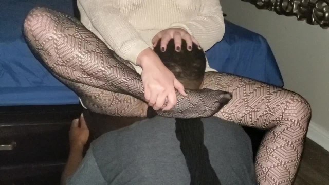 Mistress getting pussy ate in fishnets 17