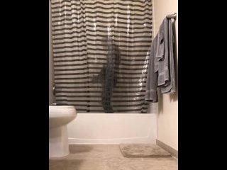 Horny Guy Cuming In The Shower