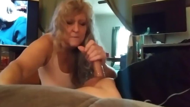 MY DADS HOT WIFE GIVES ME AN AWESOME BLOW JOB BEFORE DAD GETS HOME 9