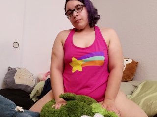 Little Kiwwi Humping Her Stuffies And Finding A Secret Hitachi!