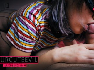 Cute Kitty Hungry For Cock - Sloppy Blowjob Pov Close Up 4K 2160P