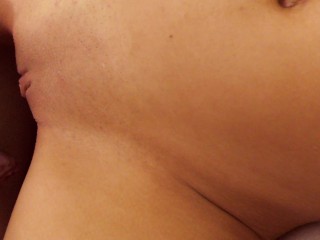 POV QUICK MORNING FUCK IN_HER CREAMPIE PUSSY